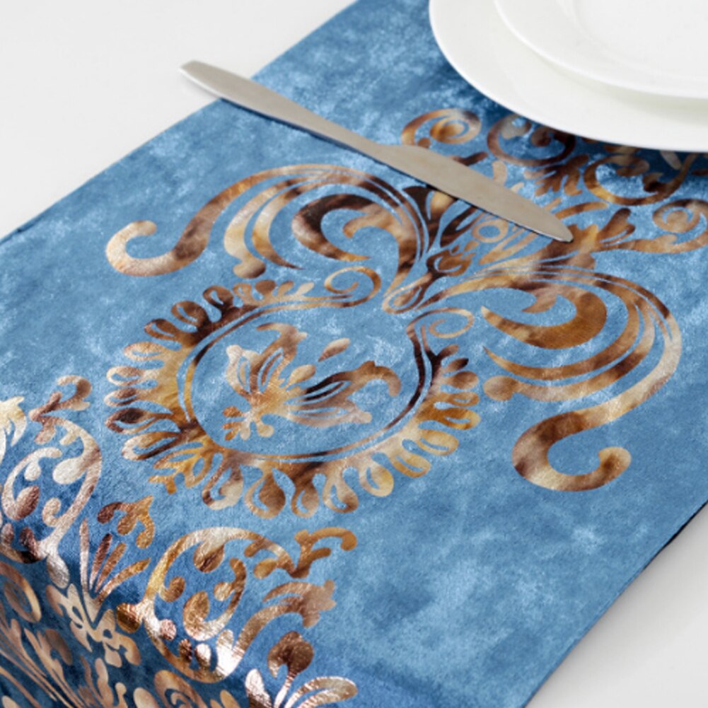 Golden Ornament Table Runner Golden Ornament Table Runner