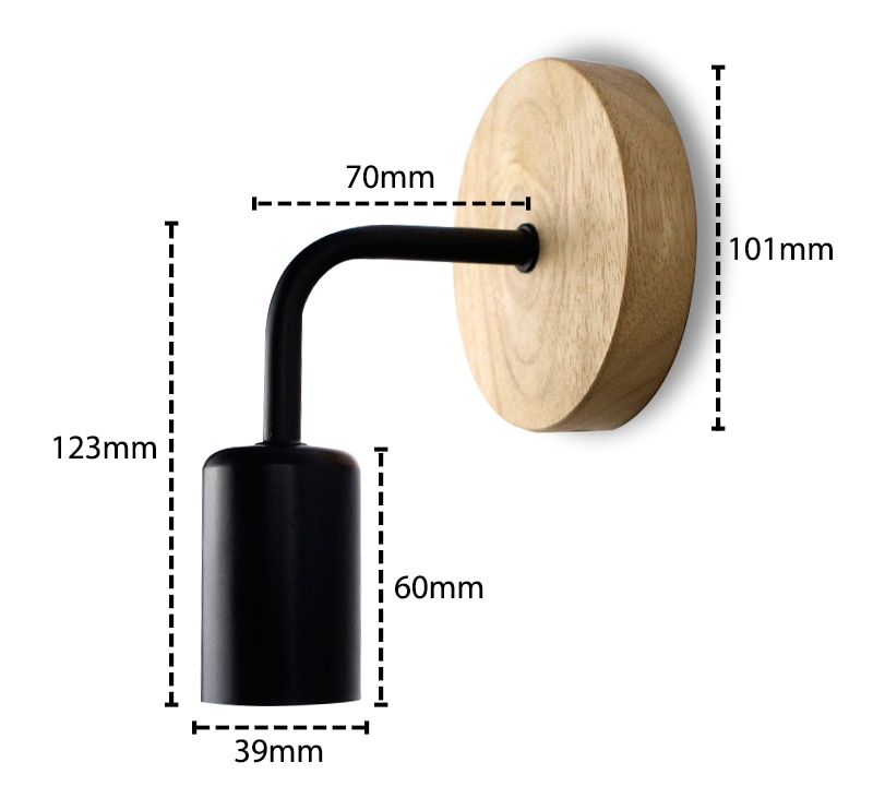 Retro Style Wooden Wall Sconce Lamp Retro Style Wooden Wall Sconce Lamp